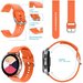 Set 4 Curele iUni compatibile cu Samsung Galaxy Watch 46mm, Samsung Watch Gear S3, 22 mm, Gray, Oran